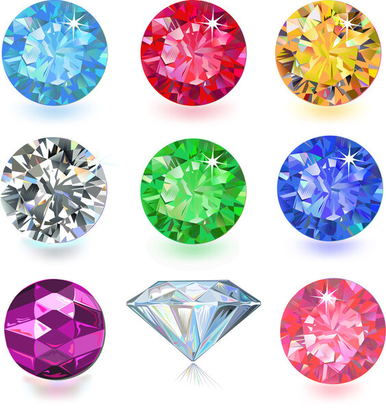 Colored gems