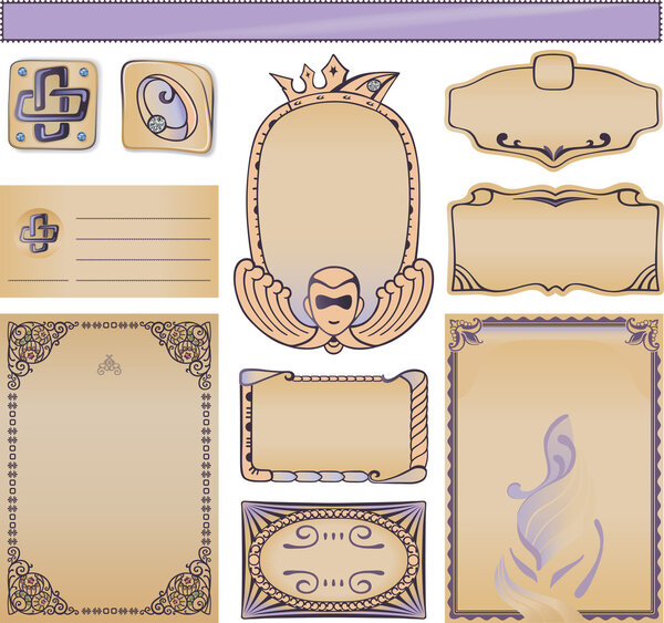 Шаблон фирменного стиля салона красоты
