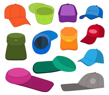 set renkli kapak şablonu