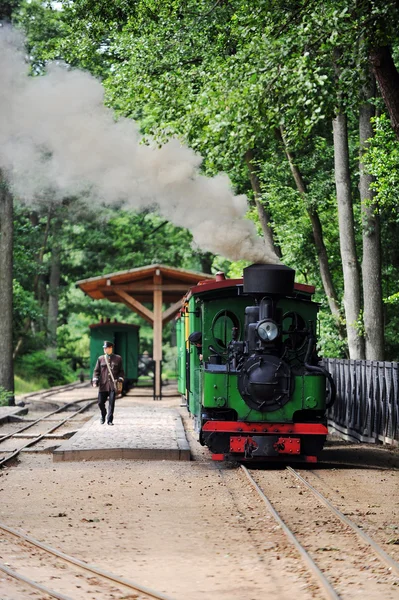 Velha locomotiva a vapor — Fotografia de Stock