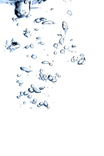 Bubliny ve vodě zblízka — Stock fotografie