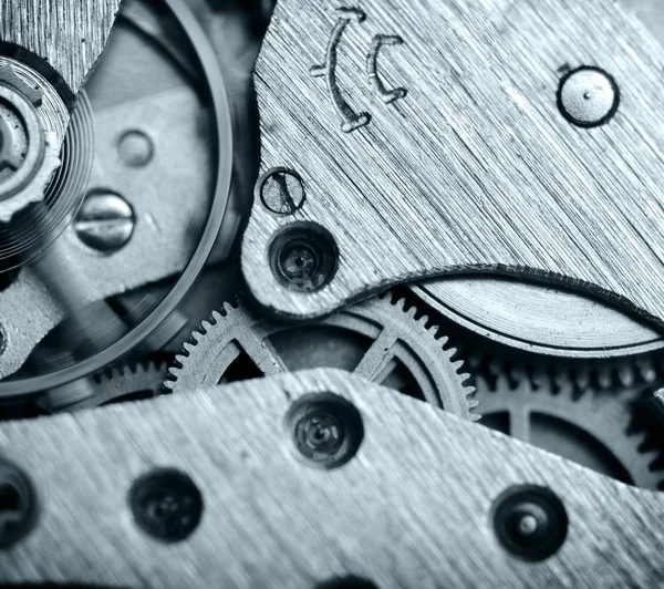 Watch mechanism very close up — Stock Photo, Image