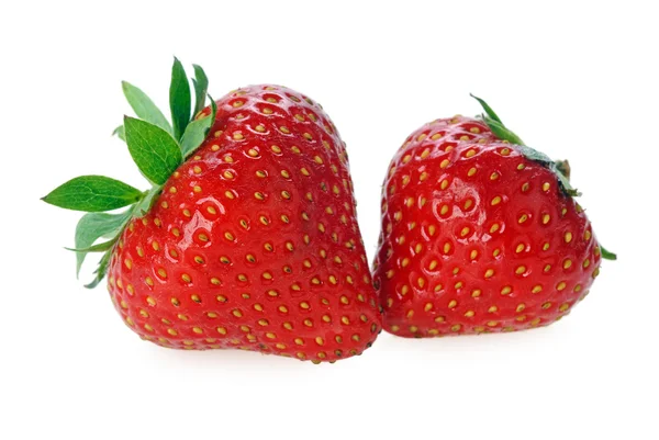 Zwei Erdbeeren — Stockfoto