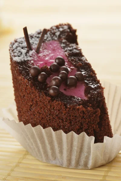 Bolo de chocolate — Fotografia de Stock