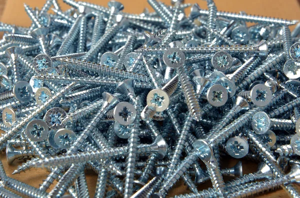 Steel screws — Stock Photo, Image