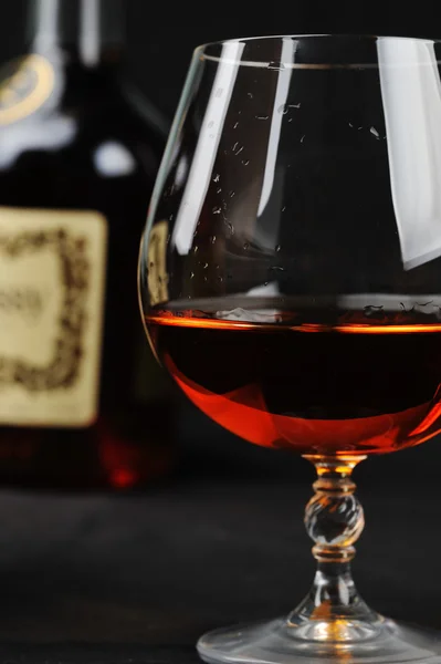 Glass of cognac — Stock Photo, Image