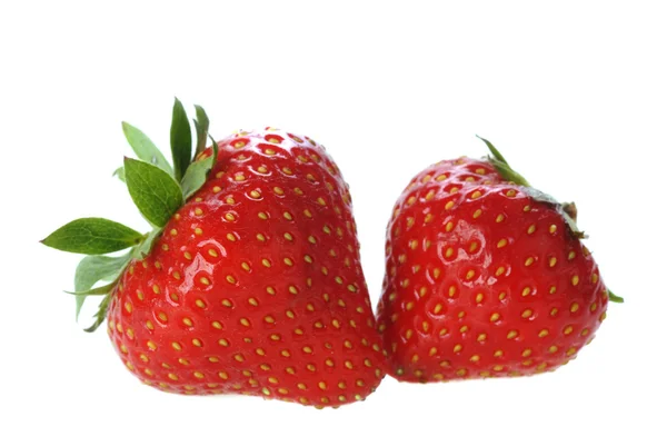 Zwei Erdbeeren — Stockfoto