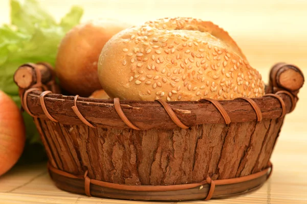 Fresh baked rolls — Stock Photo, Image