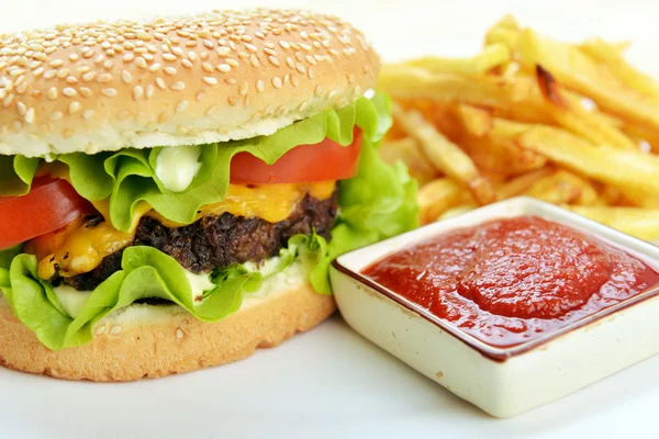 Tasty hamburger — Stock Photo, Image