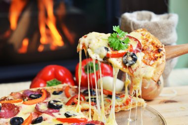 lezzetli pizza