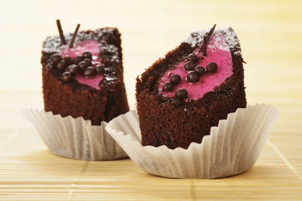 Chocolate cakes — Stock Photo, Image