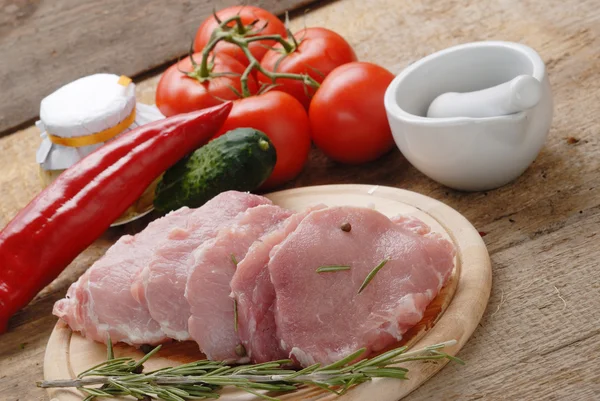 Rohes Fleisch — Stockfoto