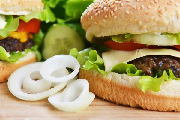 Tasty hamburger — Stock Photo, Image