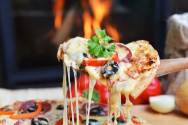 lezzetli pizza