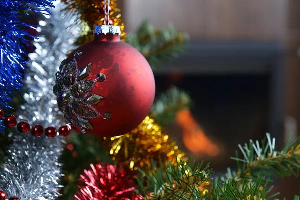 Decoraciones del árbol de Navidad — Foto de Stock