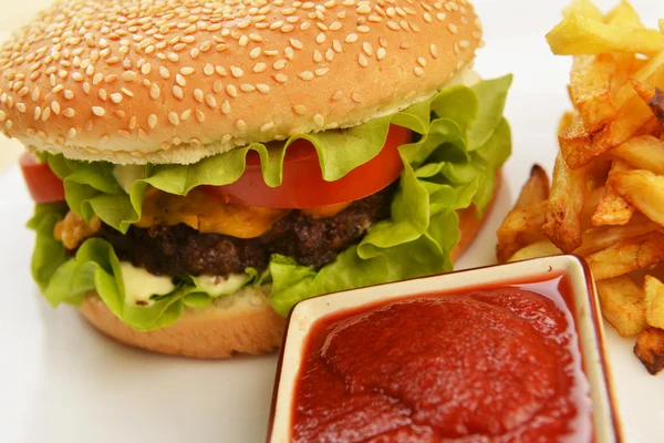 Tasty hamburger — Stock Photo, Image