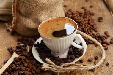 kahve çekirdekleri, cupcoffee fasulye ve Kupası