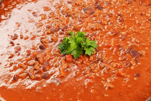 Chili con quente — Fotografia de Stock