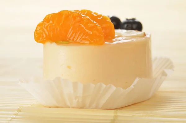 Mandalina ile pasta — Stok fotoğraf