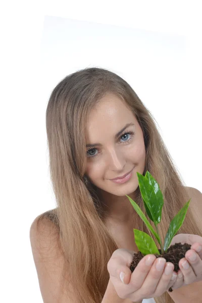 Jonge vrouw — Stockfoto