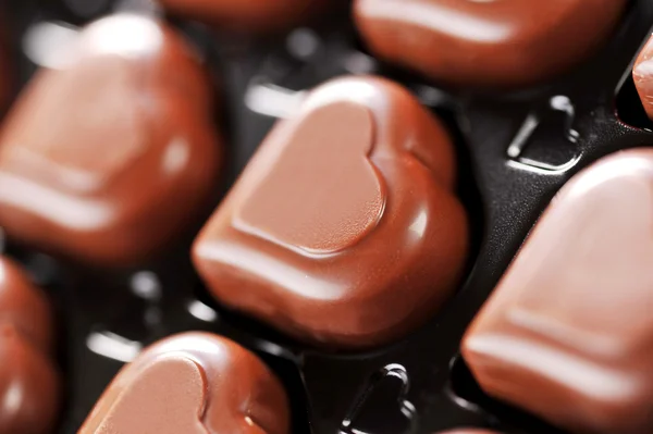 Chocolade in vak — Stockfoto