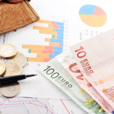 geld, financiële grafieken, en andere dingen