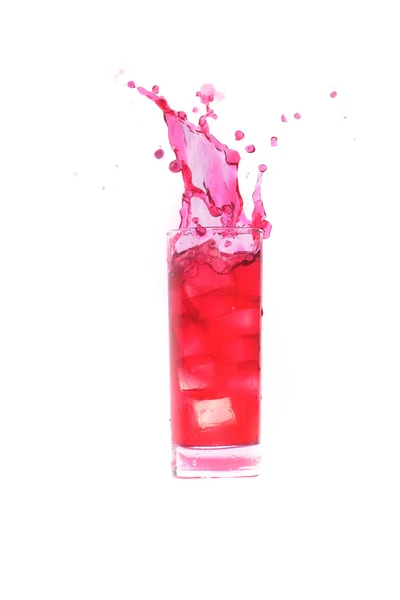 Cocktail splashing — Stock Photo, Image