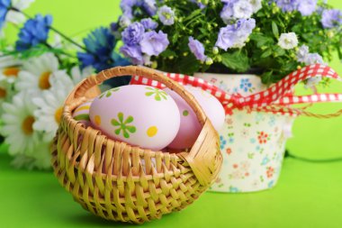 Paskalya yumurtası sepeti