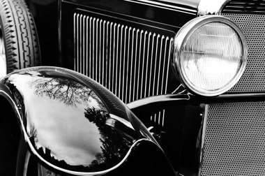 eski bir Amerikan arabası