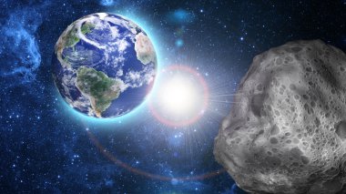 asteroid Dünya'ya yaklaşıyoruz