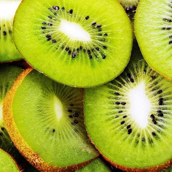 Fundo feito de kiwi — Fotografia de Stock