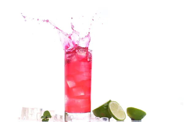 Cocktail stänk — Stockfoto
