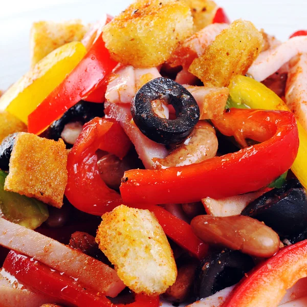 Salad on plate — Stock Photo, Image