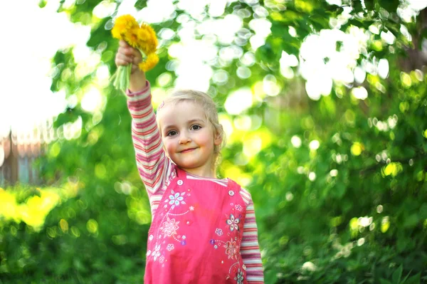 Playful little girl — Stock Photo, Image