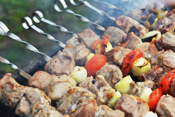 Deliciosa carne a la brasa — Foto de Stock