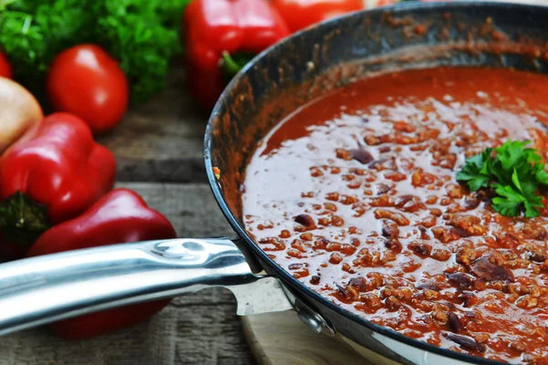 Chili con quente — Fotografia de Stock