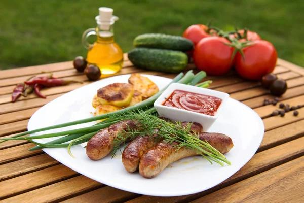 Meat sausages — Stock Photo, Image