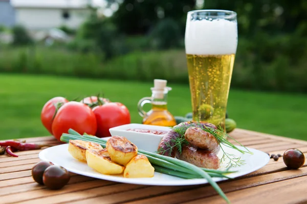 Meat sausages — Stock Photo, Image