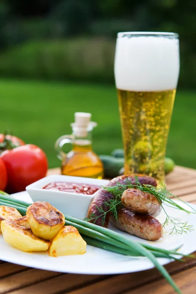 Meat sausages — Stock Photo, Image