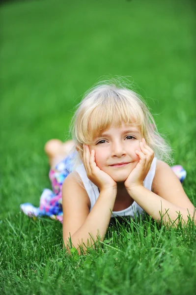 Chica de felicidad — Foto de Stock