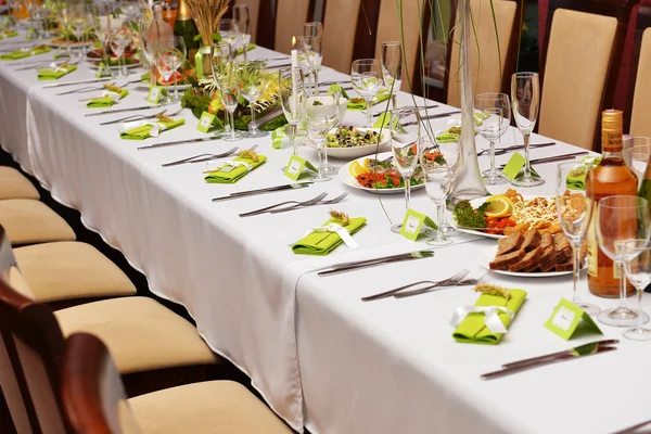 Recepção de casamento — Fotografia de Stock