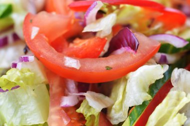 taze sebze salatası