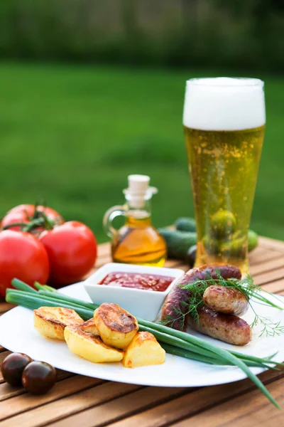 Meat sausages — Stock Photo, Image