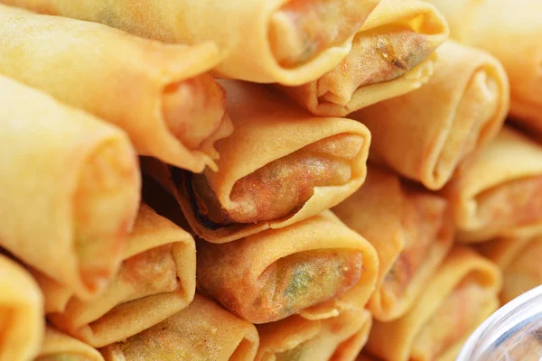 Pancakes with a meat — Stock Photo, Image