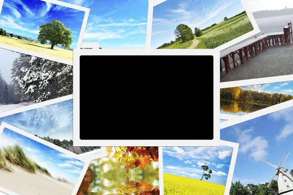 Pile of nature photos — Stock Photo, Image