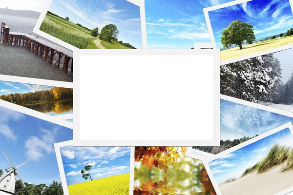 Pile of nature photos — Stock Photo, Image