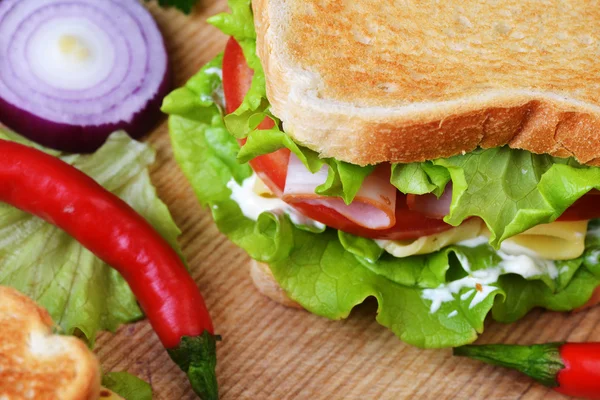 Tasty sandwich — Stock Photo, Image