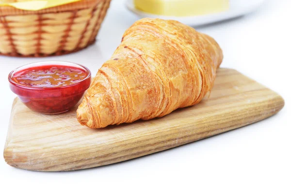 Fresh crusty croissant — Stock Photo, Image