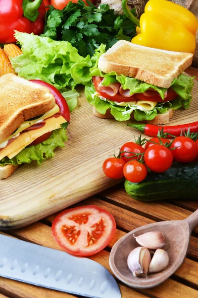 Tasty sandwich — Stock Photo, Image