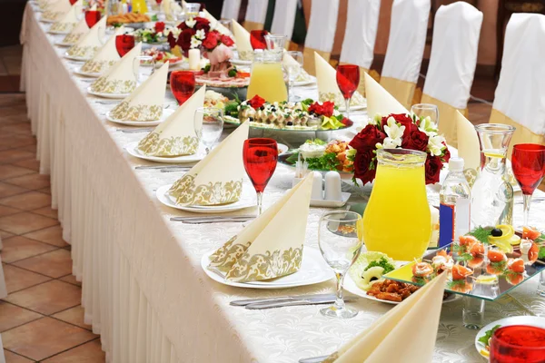 Wedding reception — Stock Photo, Image